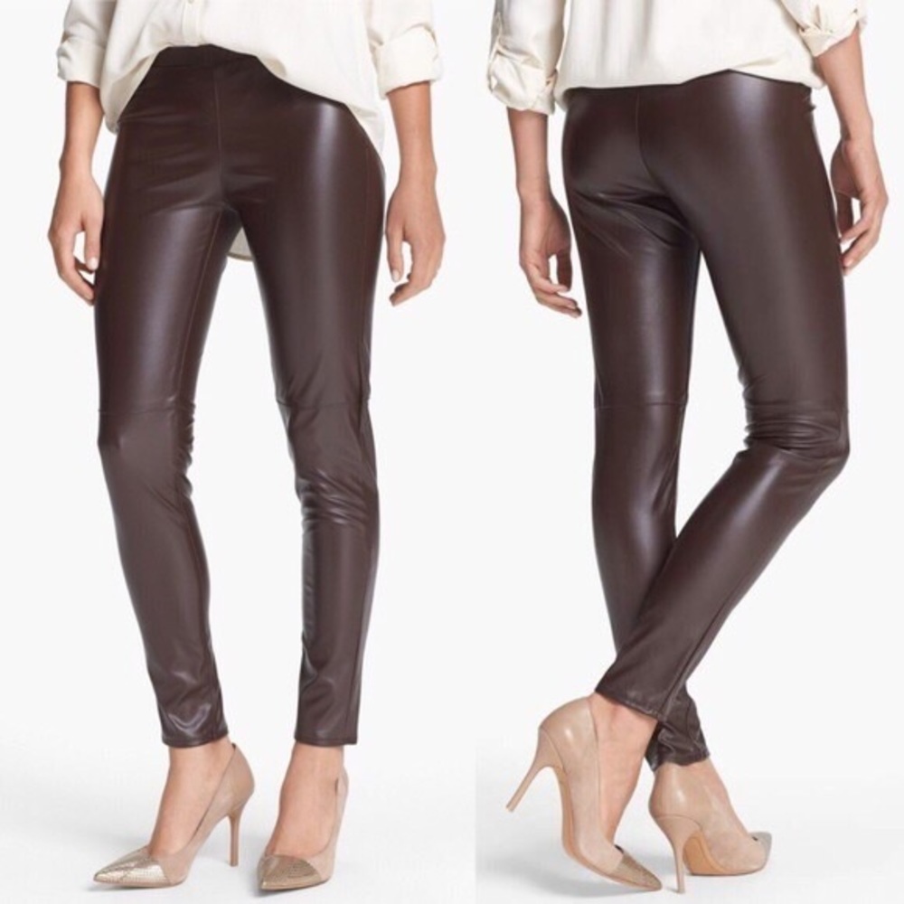 ZARA FAUX LEATHER PANTS